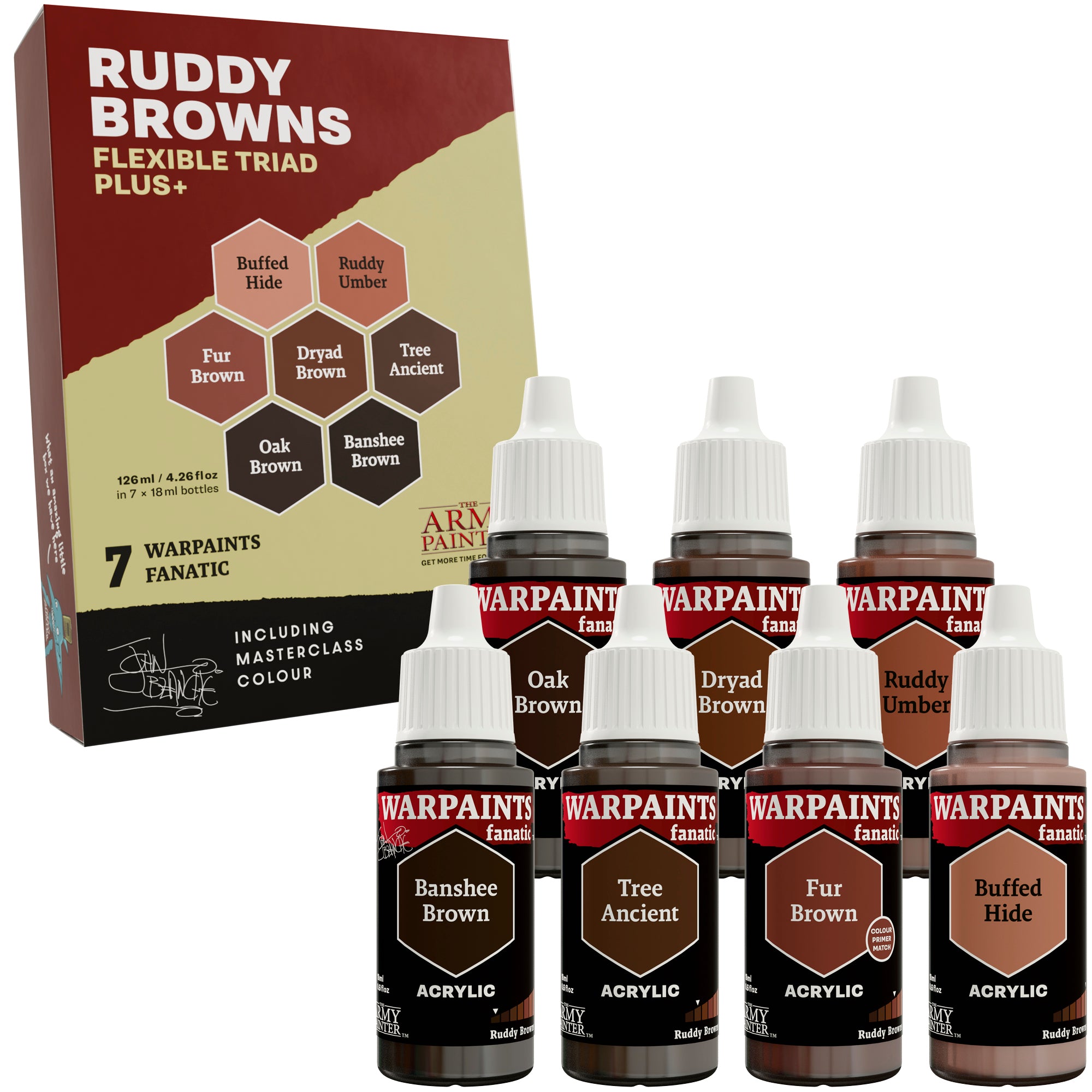 The Army Painter - Ruddy Browns - Flexible Triad PLUS+