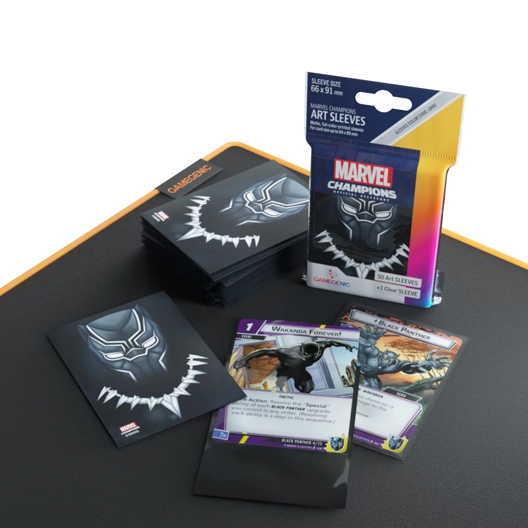 Gamegenic | Marvel Champions Sleeves | Black Panther (50+1)