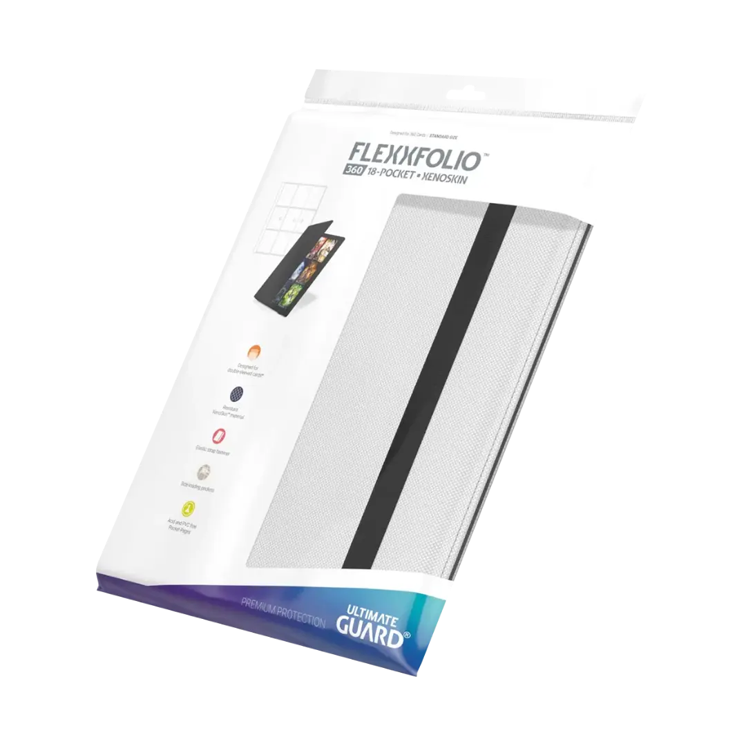 Ultimate Guard | Flexxfolio 360 | XenoSkin (18-Pocket) Binder Weiß