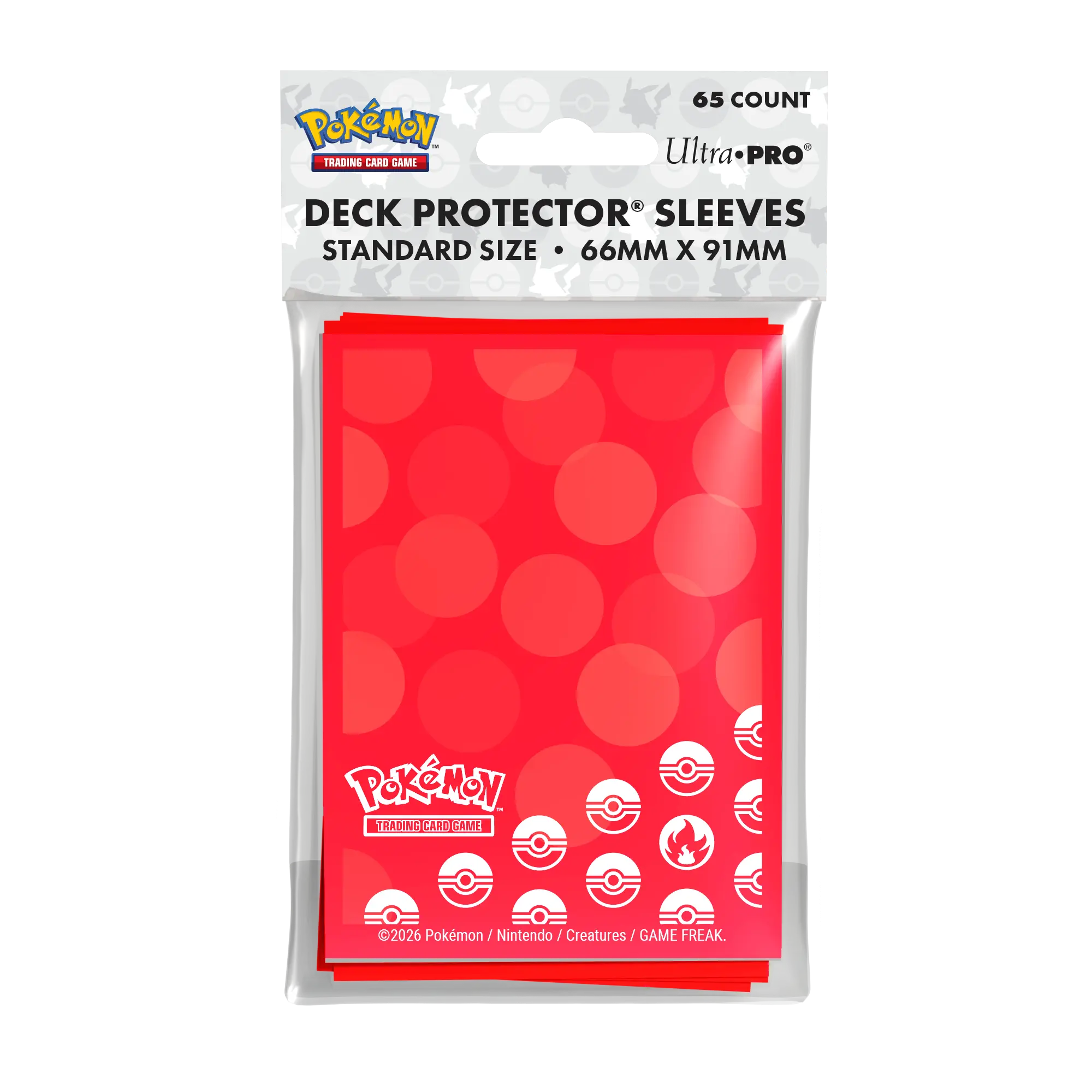 Ultra Pro - Deck Protector Sleeves - Fire Type (65ct)