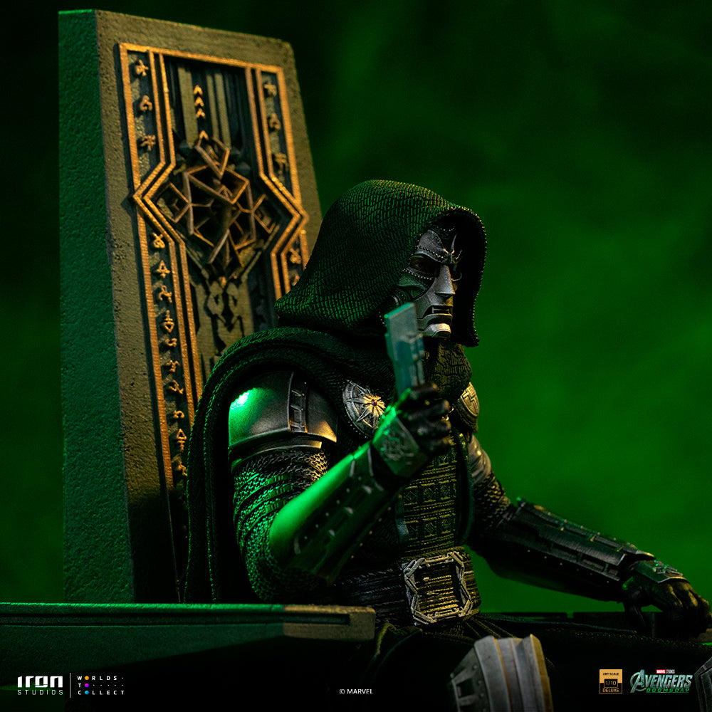 Iron Studios | Doctor Doom on Throne | Avengers: Doomsday - Deluxe Art Scale 1/10