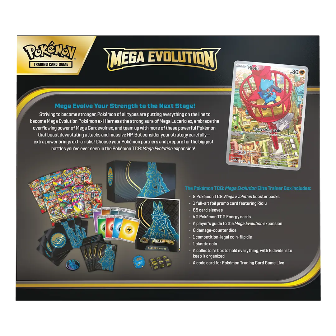 Pokémon TCG: Mega Evolution (ME01) - Elite Trainer Box (EN)