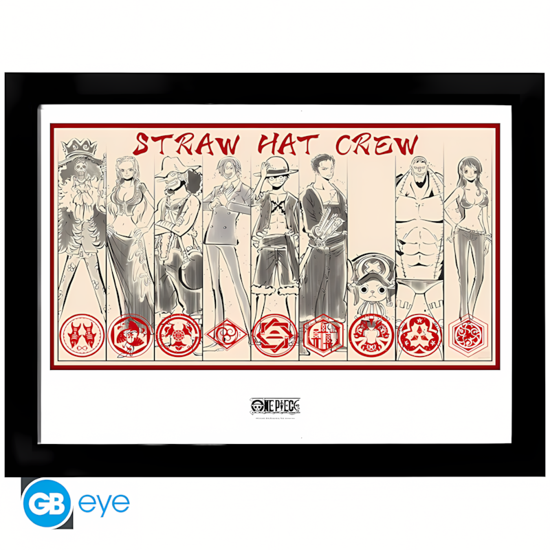 Abysse: One Piece - Framed Print (30 x 40cm) - Straw Hat Crew
