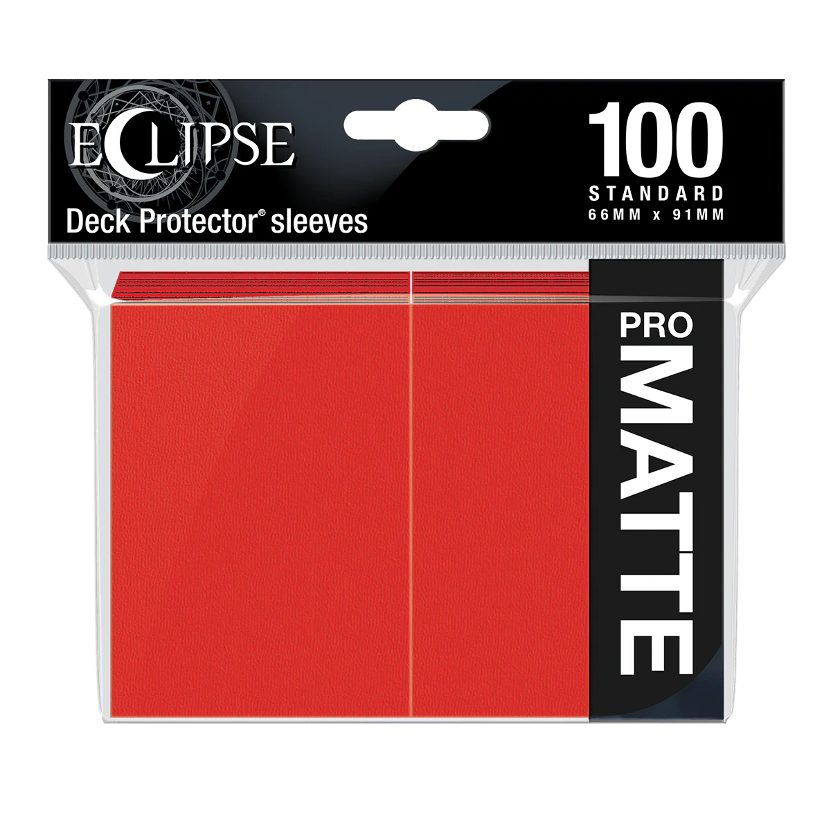 Ultra Pro: Eclipse Matte Standard Sleeves - Apple Red