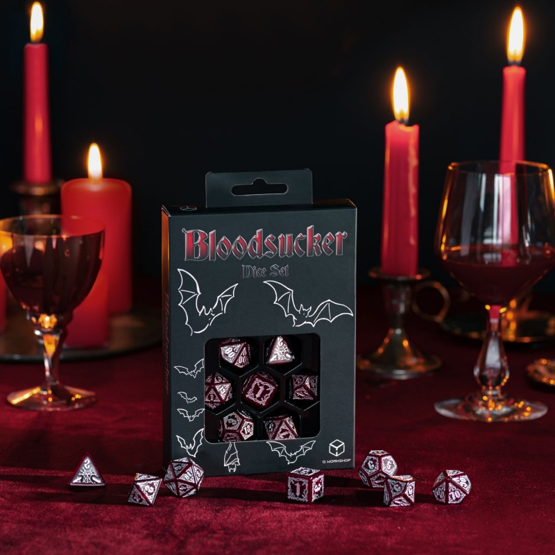 Q Workshop | Scarlet | Bloodsucker Dice Set
