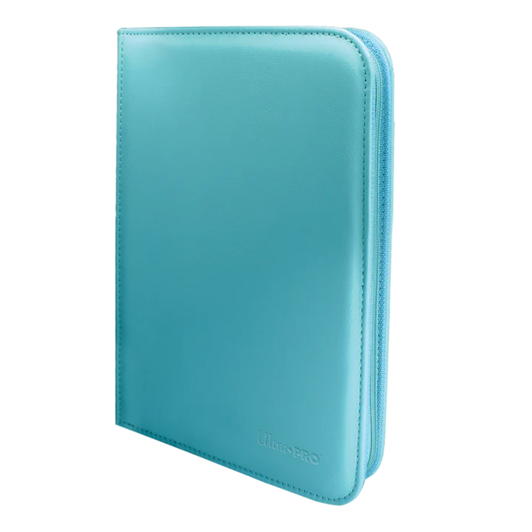 Ultra Pro | Vivid - Light Blue | 4-Pocket Zippered PRO-Binder