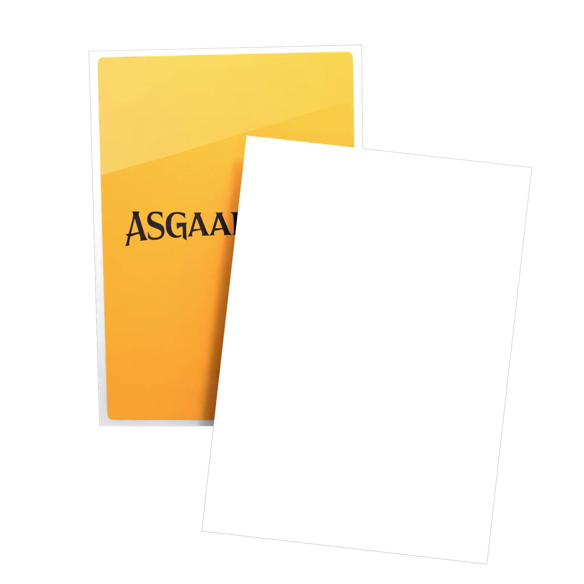 Asgaardian Aps | Plain White | 104 Standard Sleeves