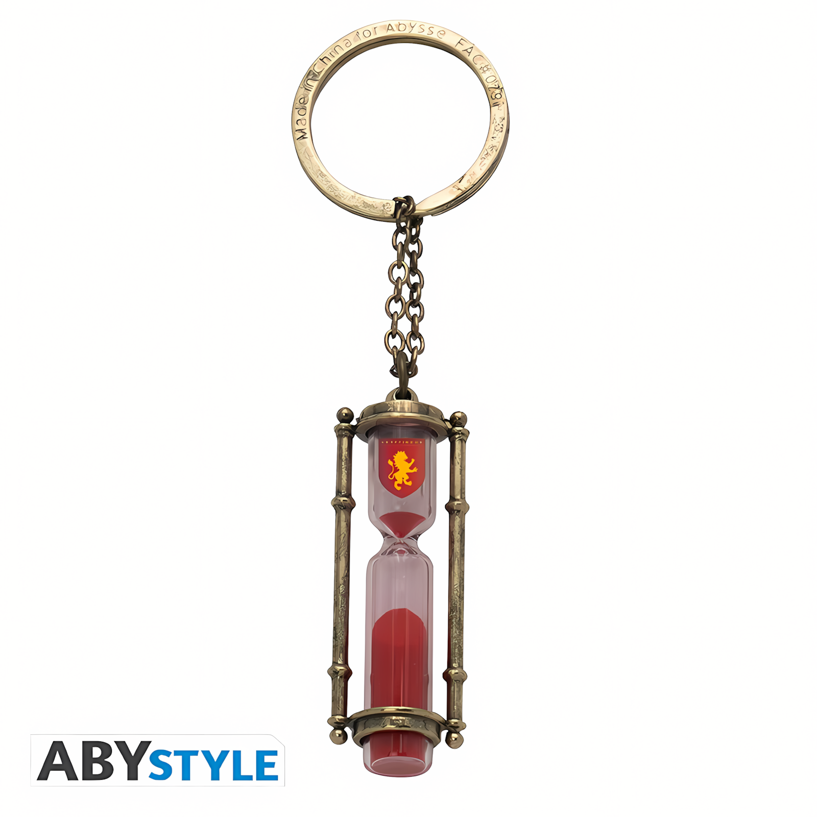 Abysse: Harry Potter - 3D Keychain - Gryffindor Hourglass