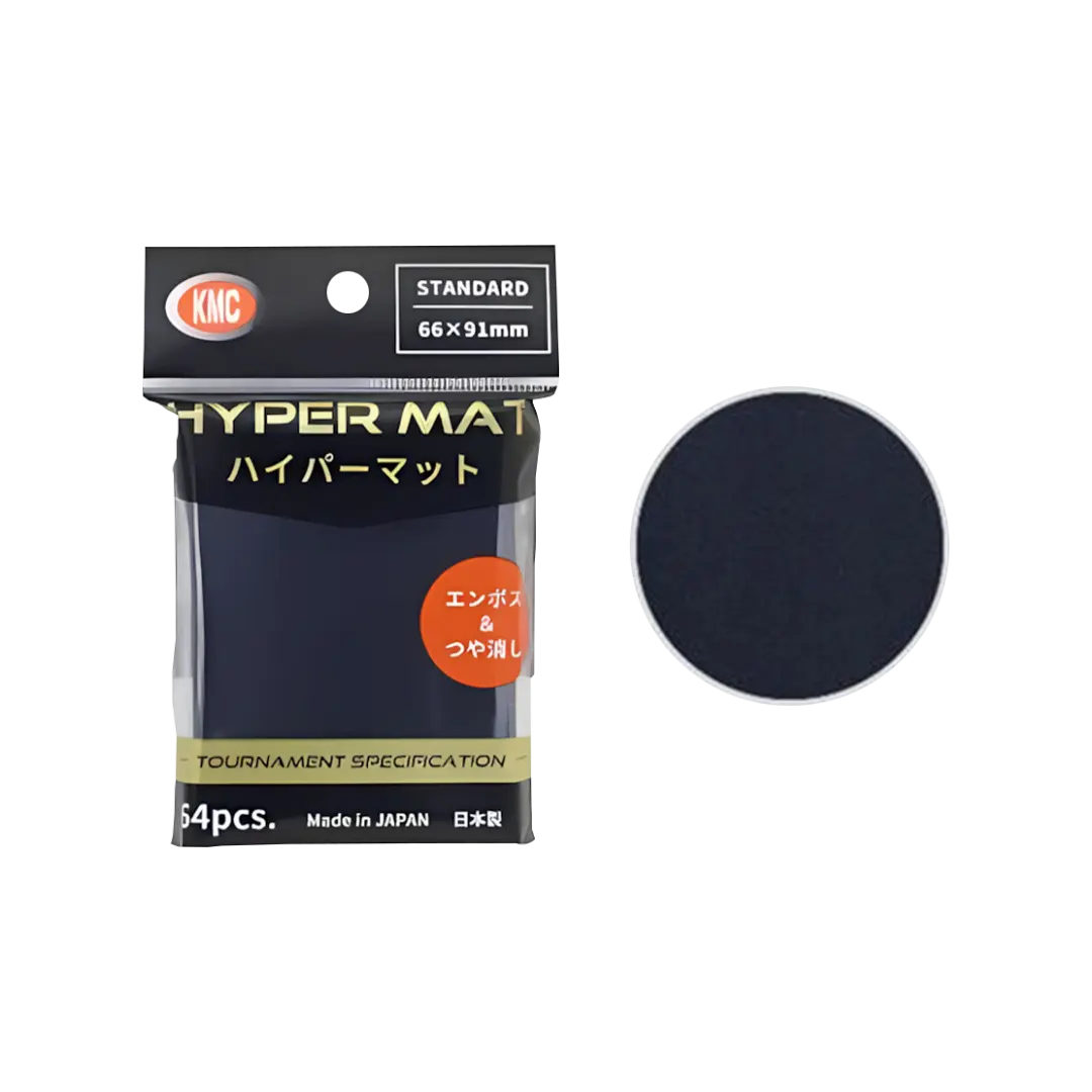 KMC - Standard Sleeves Hyper Mat (64) Stil: Schwarz