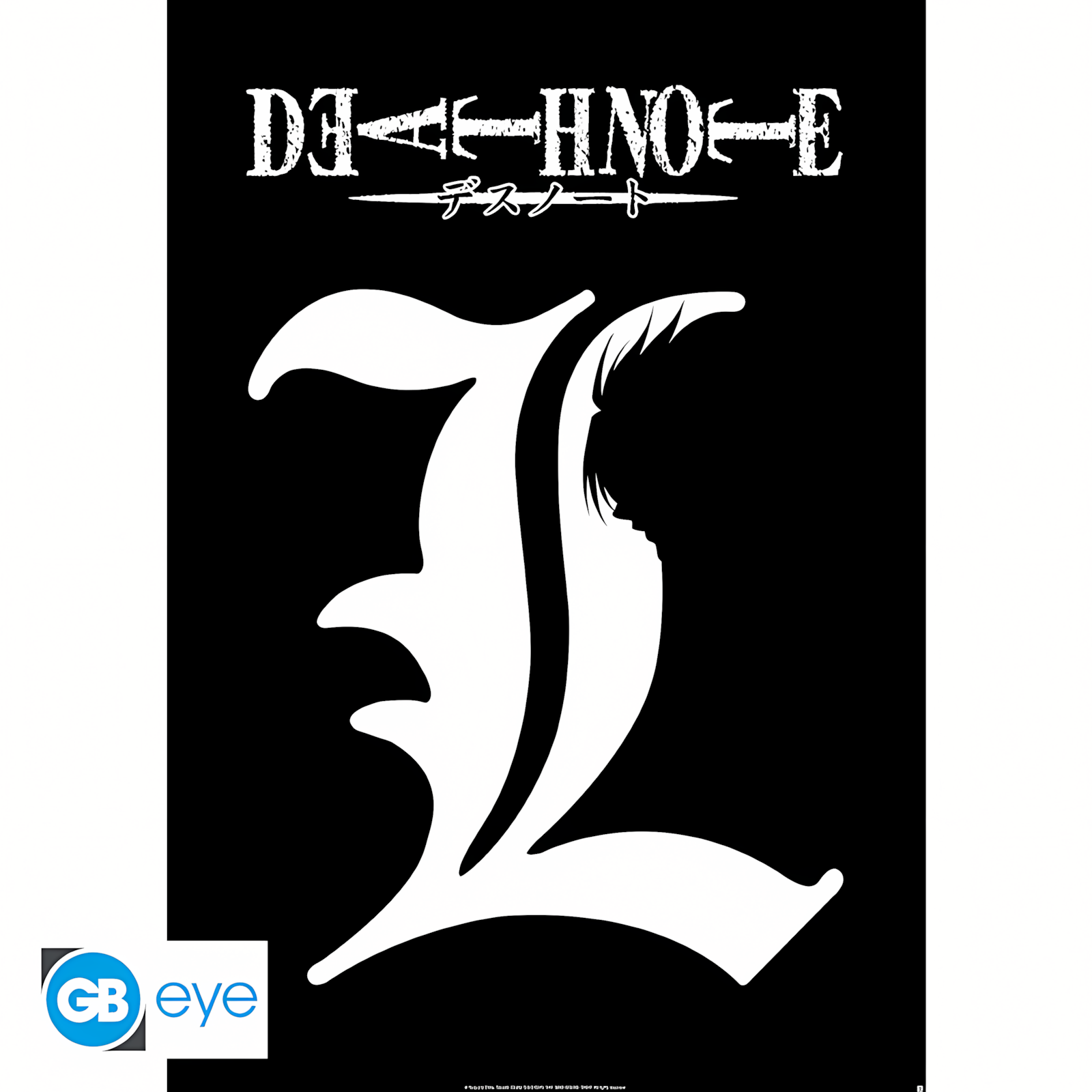 Abysse: Death Note - Maxi Poster (91,5 x 61cm) - L Symbol