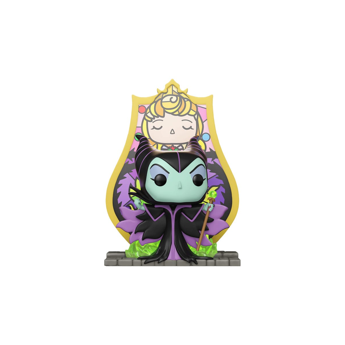 POP! Deluxe | Maleficent (Princess Aurora Stained Glass) | Disney Villians