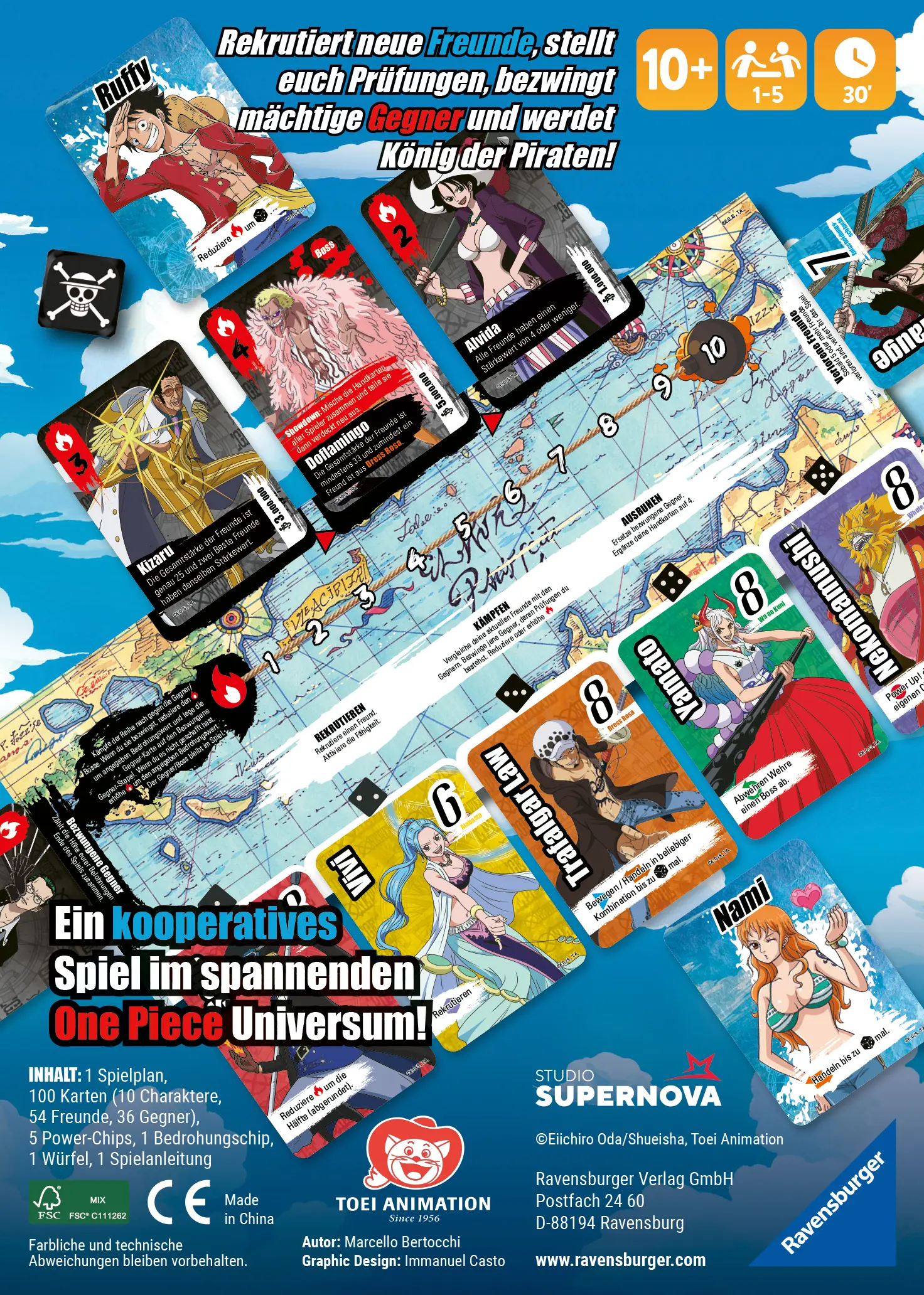 Ravensburger | One Piece Nakama | Gesellschaftsspiel
