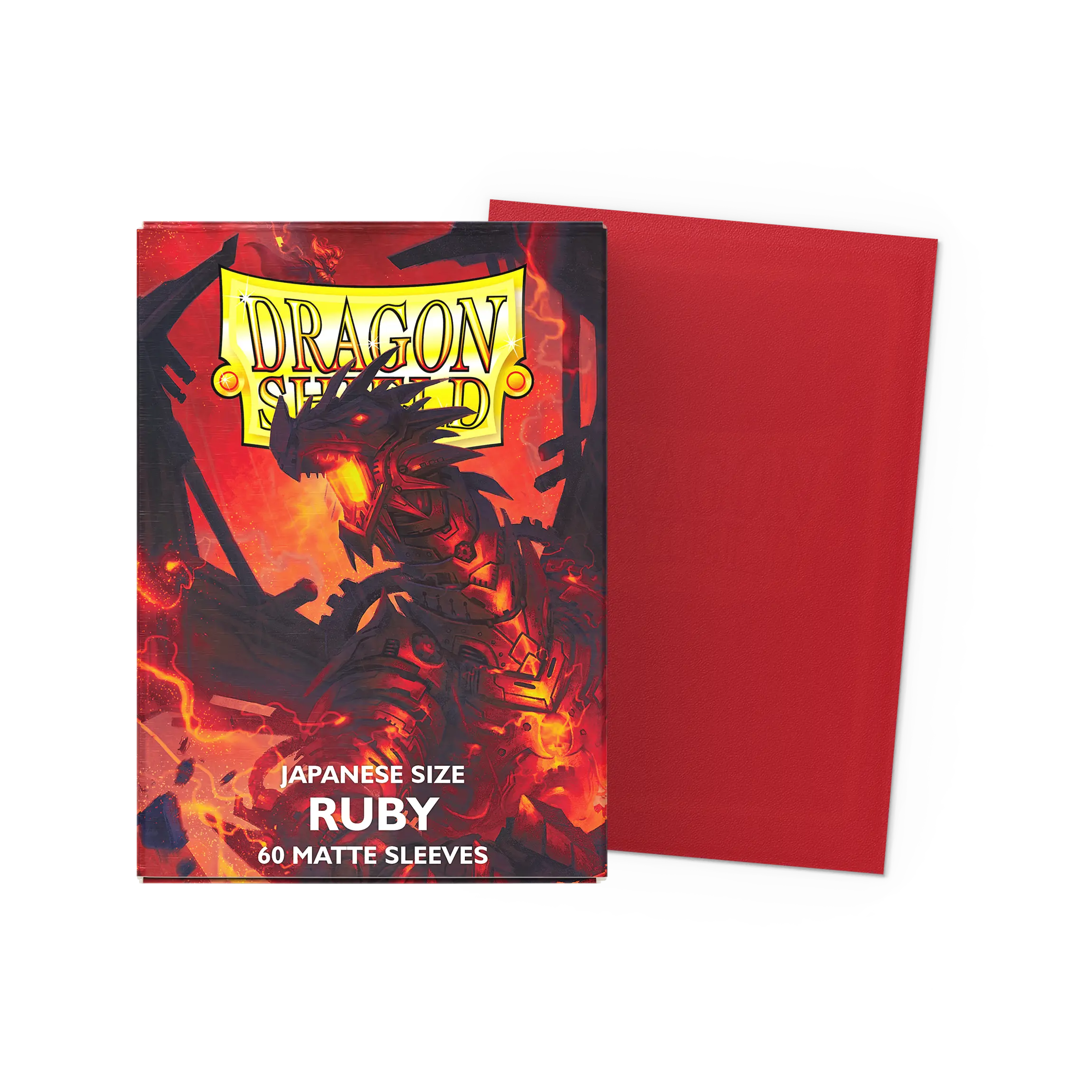 Dragon Shield: Ruby - Matte Sleeves - Japanese Size