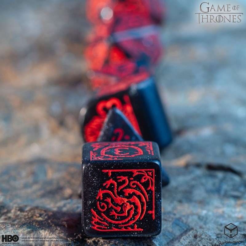 Q Workshop | Targaryen | Game Of Thrones Dice Set