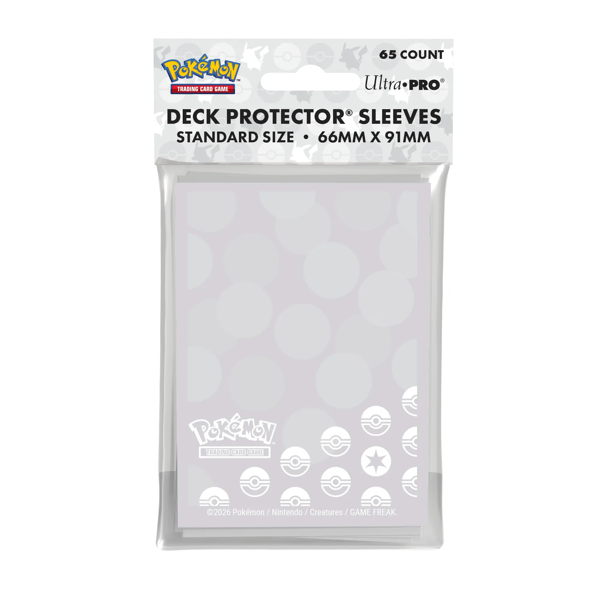 Ultra Pro - Deck Protector Sleeves - Colorless Type (65ct)