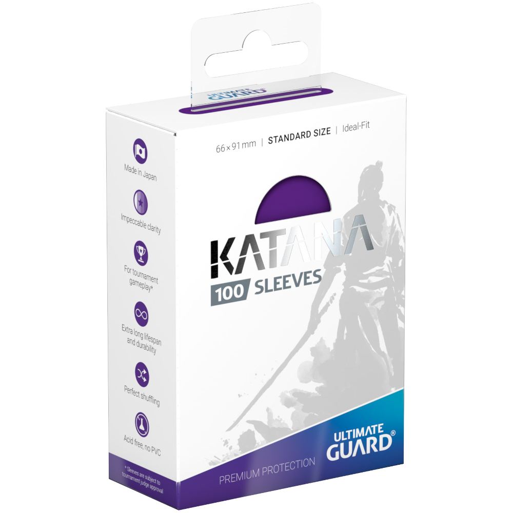 Ultimate Guard - Katana Sleeves Standard Size (100) sleeve farbe: lila Ultimate Guard - Katana Sleeves Standard Size (100) sleeve farbe: lila