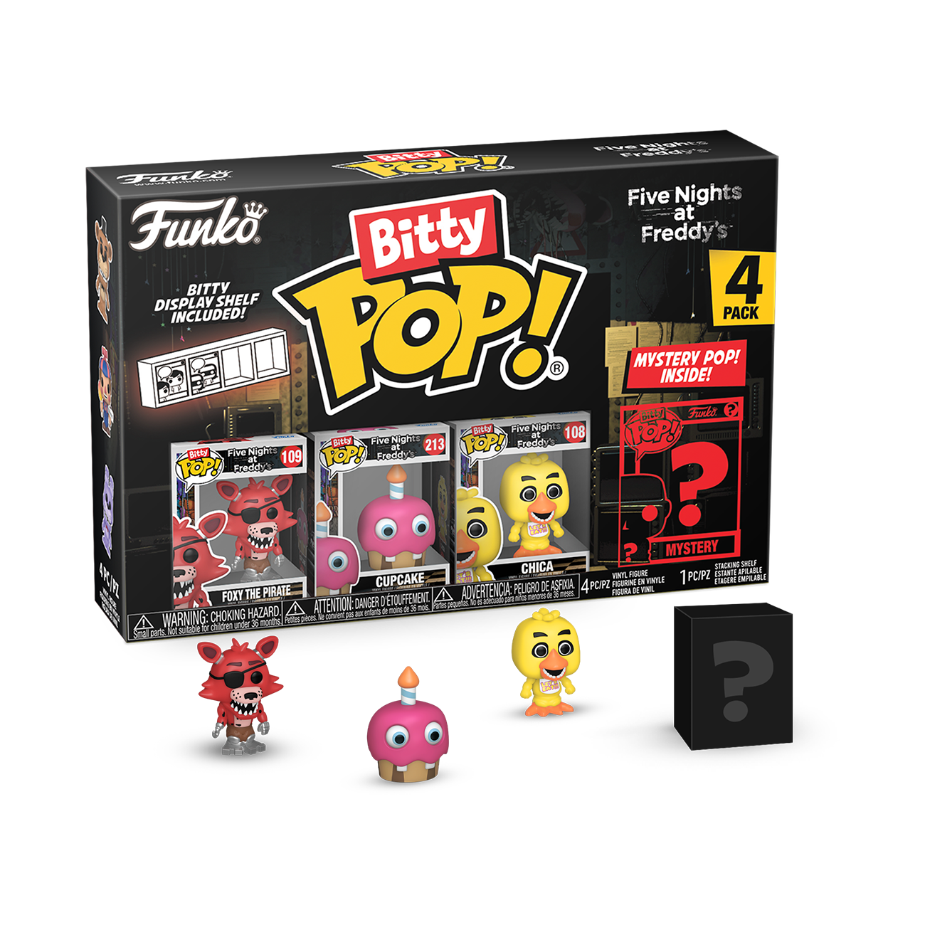 Bitty POP!: Foxy (4PK) - Bitty POP! 4-Pack