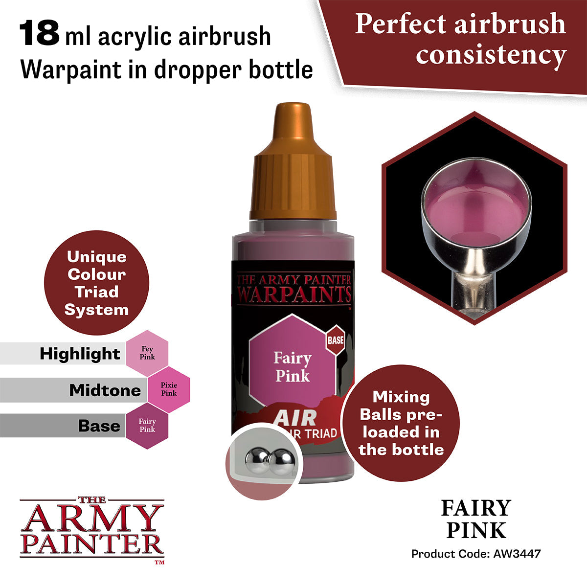 The Army Painter - Fairy Pink - Warpaints Air