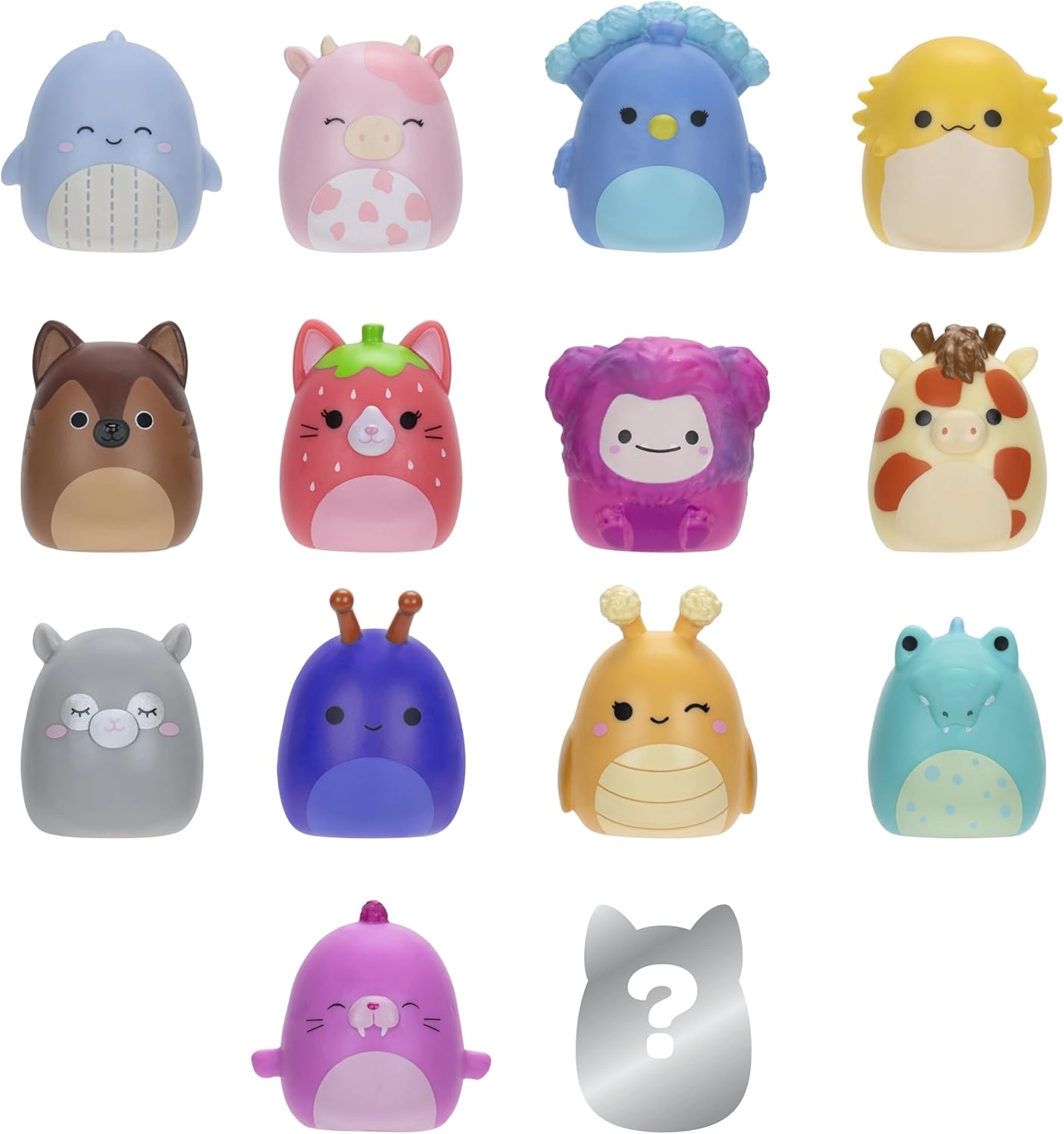 Jazwares | Squish-a-Longs Mini-Squish & Zubehör Wave 2 | Mini-Squish 14er-Pack