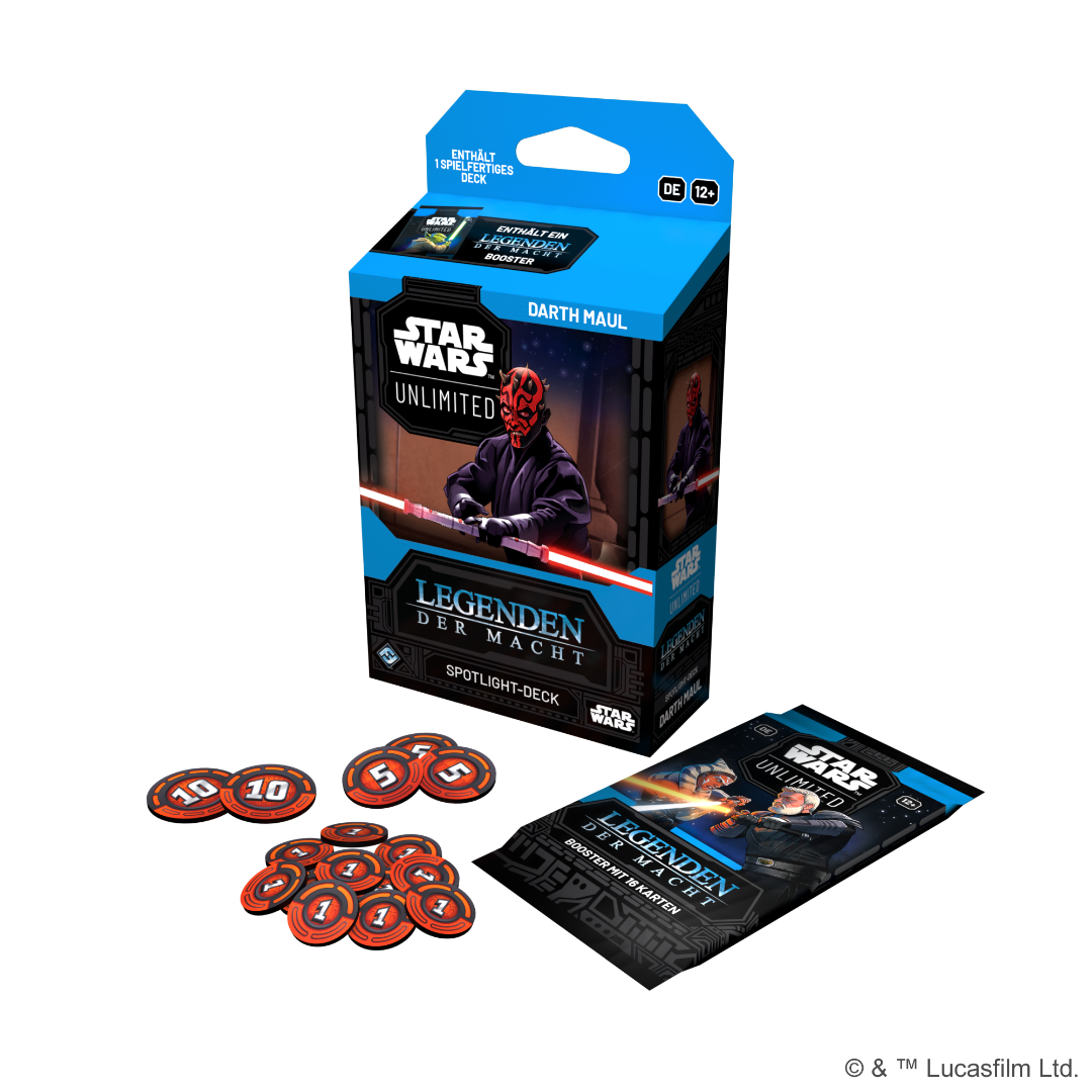 Star Wars Unlimited | Legends of the Force | Spotlight Deck Display (6 Decks) (EN)