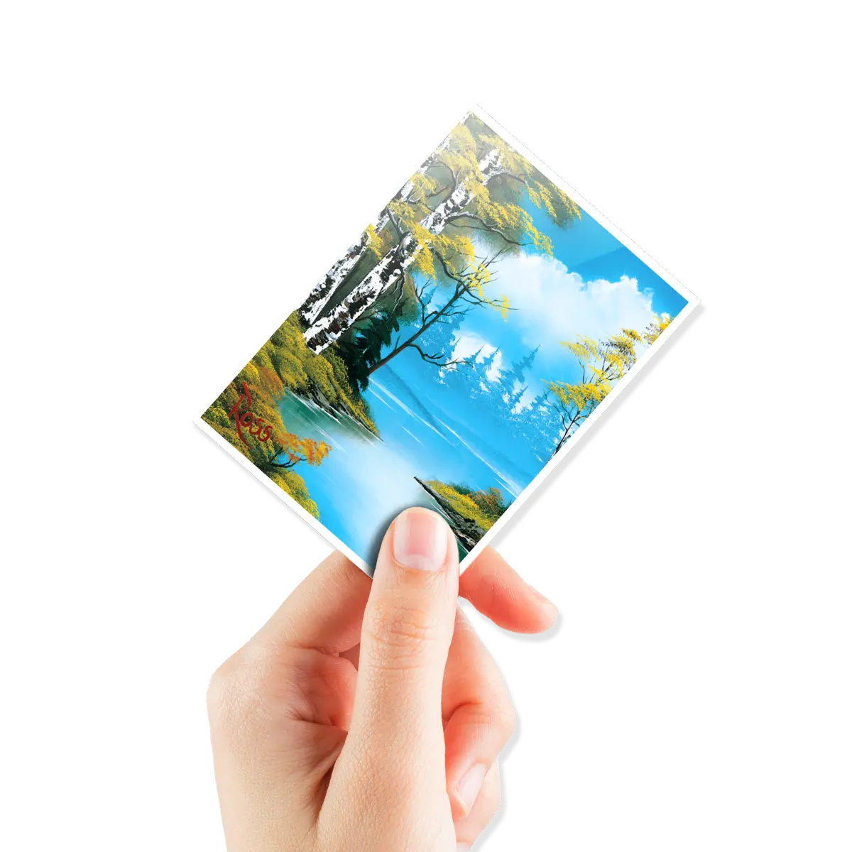 Ultra Pro - Bob Ross Lakeside Path 105ct APEX™ Deck Protector Sleeves Ultra Pro - Bob Ross Lakeside Path 105ct APEX™ Deck Protector Sleeves
