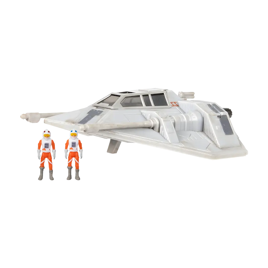 Jazwares: Star Wars - Luke Skywalker - Snowspeeder - Raumschiff 13cm (inklusive 2 Spielfiguren)
