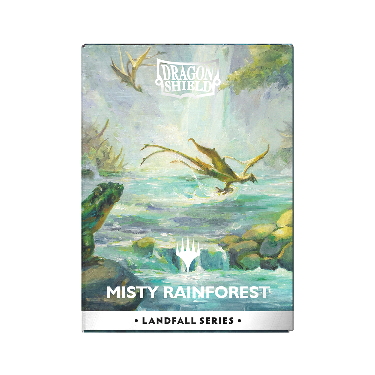 Dragon Shield X Magic: The Gathering: Misty Rainforest - Standard Size Sleeves Landfall Series