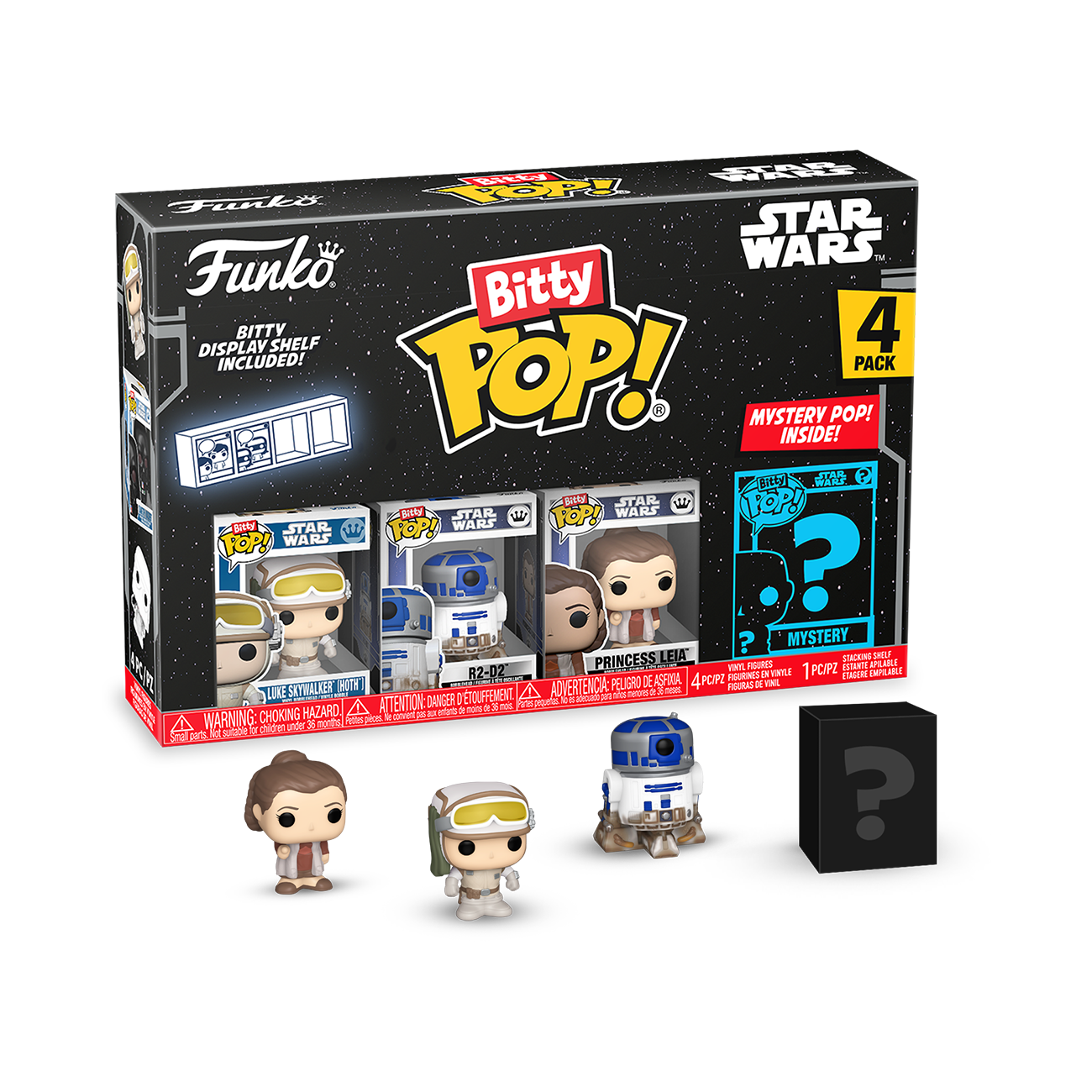 Bitty POP!: Luke 4pk - Star Wars