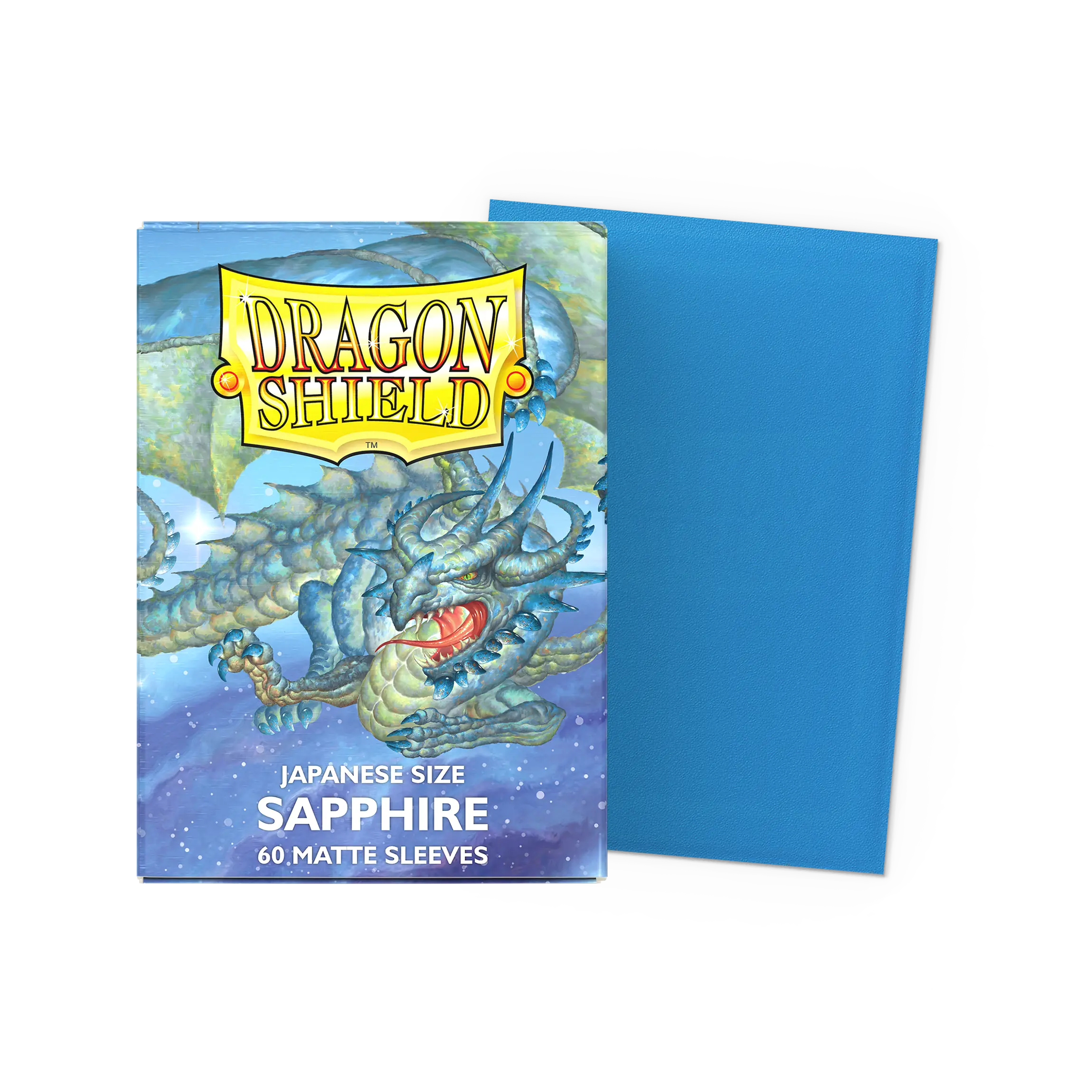 Dragon Shield: Sapphire - Matte Sleeves - Japanese Size