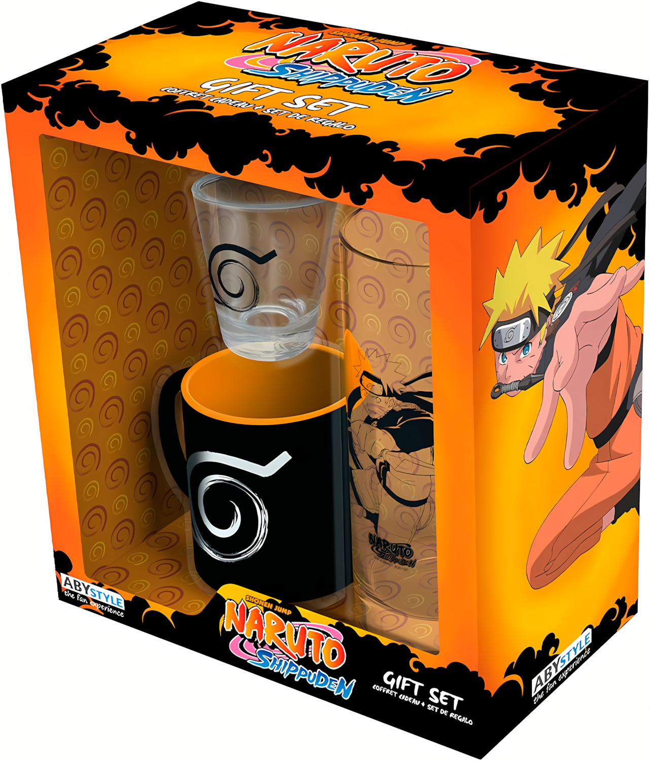 Naruto Shippuden | Glasses & Espresso Mug | Gift Set