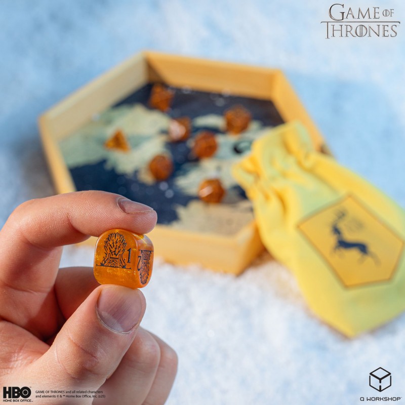 Q Workshop | Baratheon | Game Of Thrones Dice Set