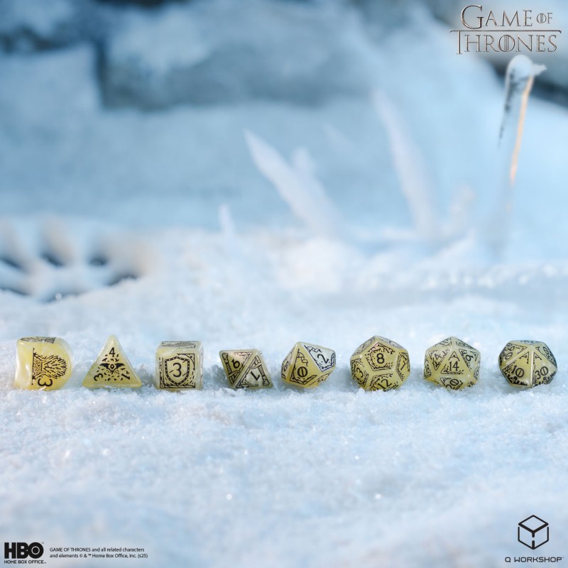 Q Workshop | Stark | Game Of Thrones Dice Set