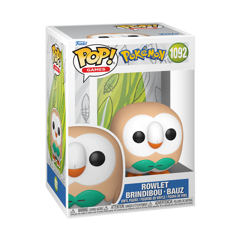 Pop! Games: Rowlet - Pokemon