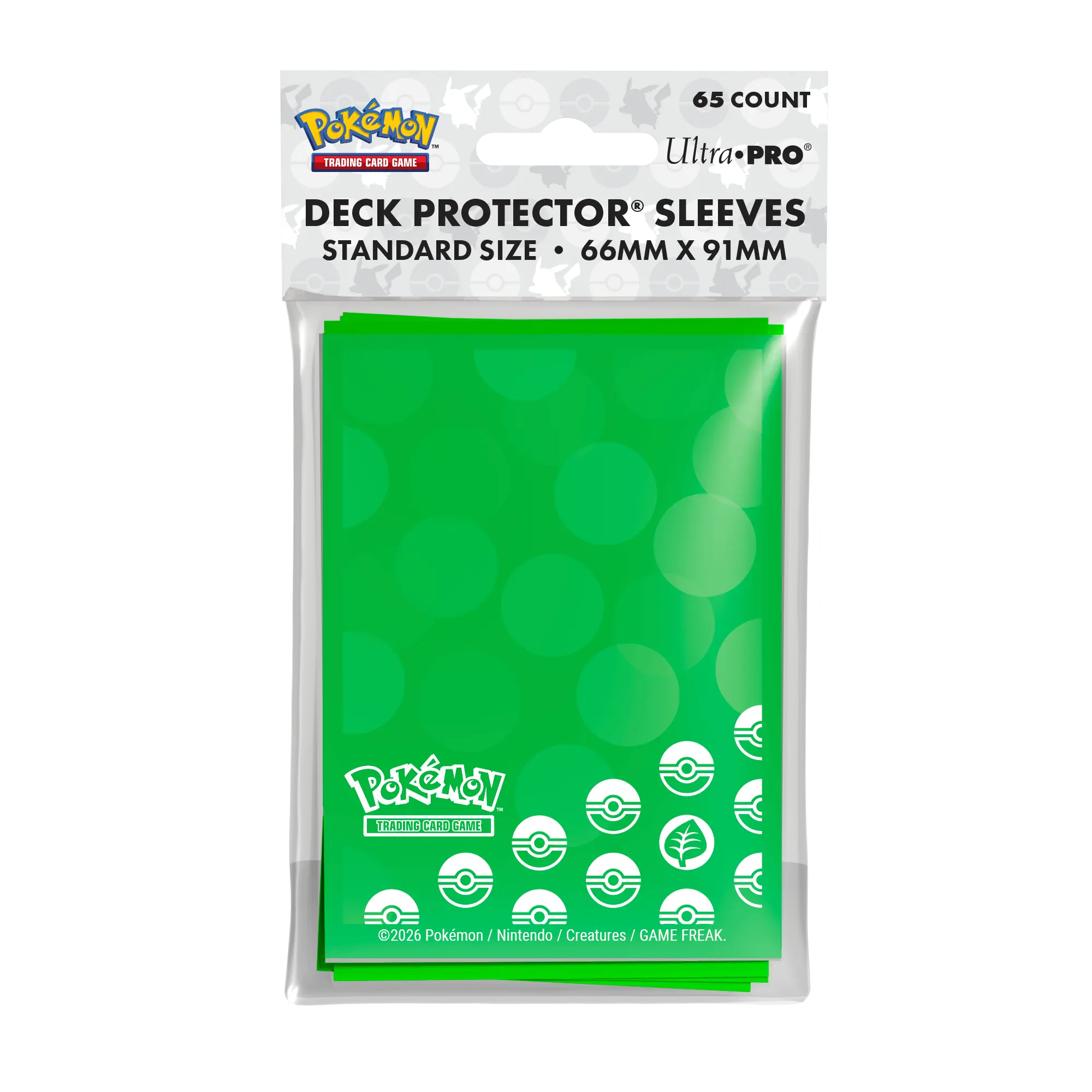 Ultra Pro - Deck Protector Sleeves - Grass Type (65ct) Ultra Pro - Deck Protector Sleeves - Grass Type (65ct)
