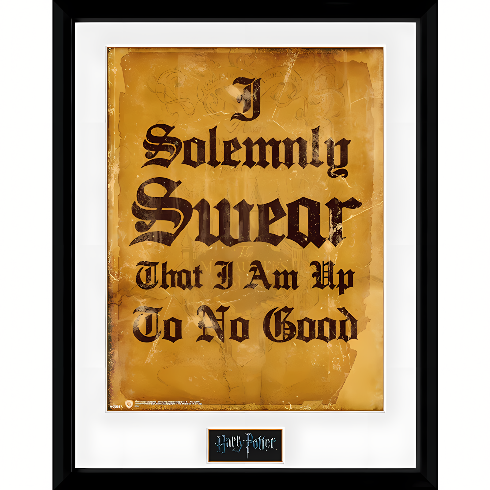 Abysse: Harry Potter - Framed Print (30 x 40cm) - I Solemnly Swear