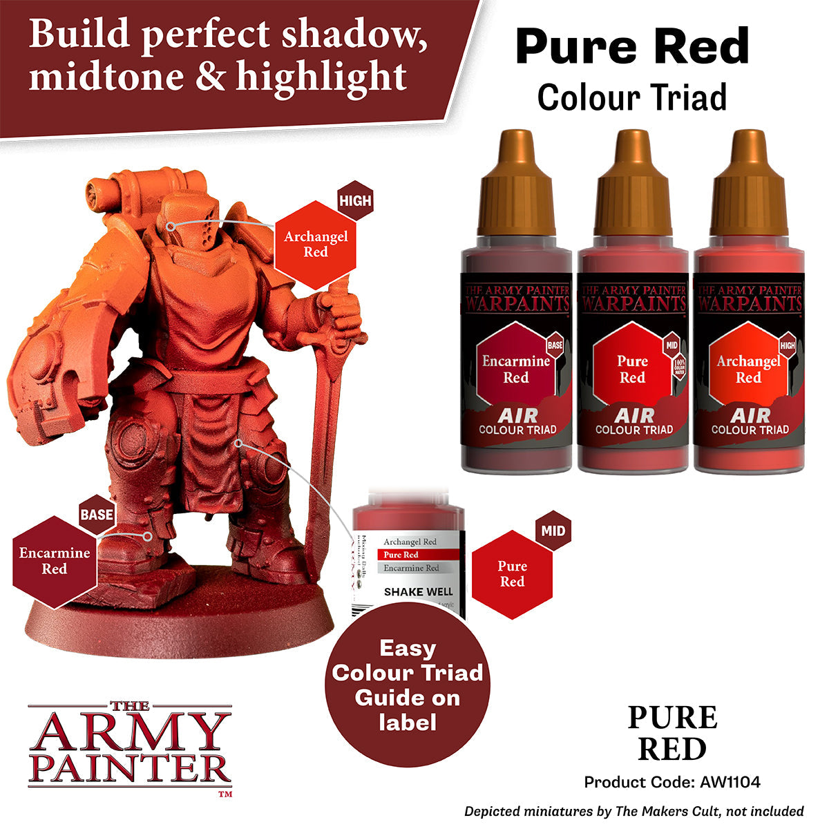 The Army Painter - Pure Red - Warpaints Air