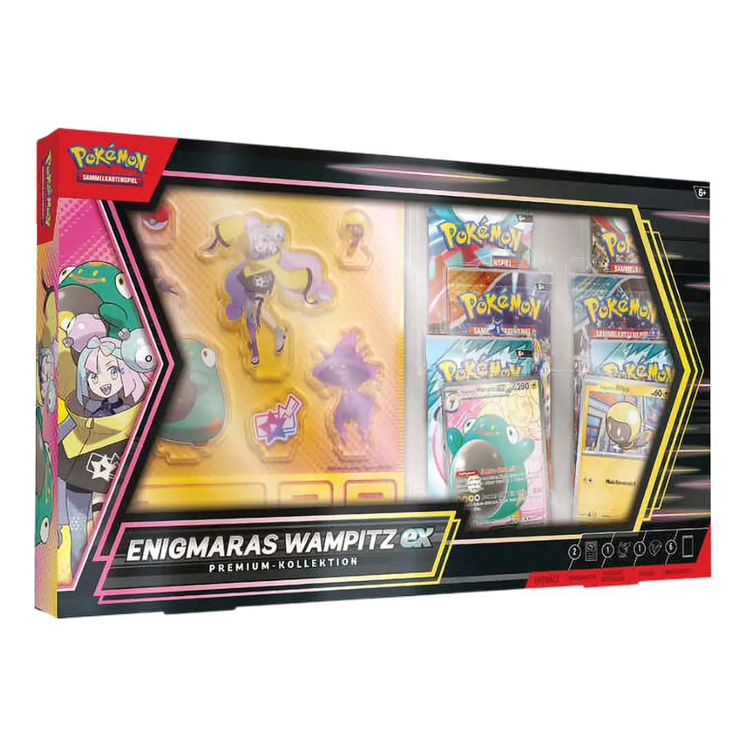 Pokémon TCG: Enigmaras Wampitz ex - Premium Kollektion (DE) Pokémon TCG: Enigmaras Wampitz ex - Premium Kollektion (DE)