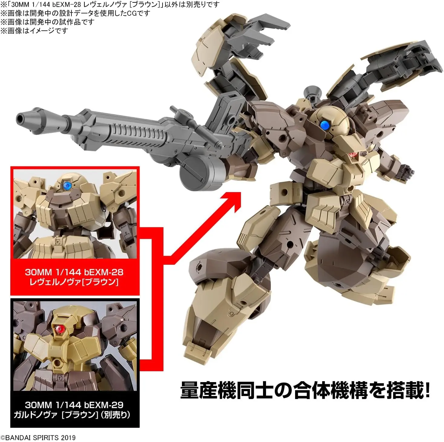 Bandai | 30MM Revernova Brown | (1/144)