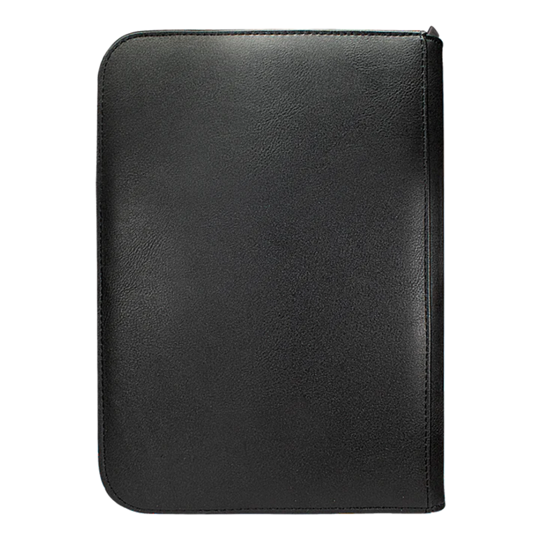 Ultra Pro | Vivid - Black | 4-Pocket Zippered PRO-Binder
