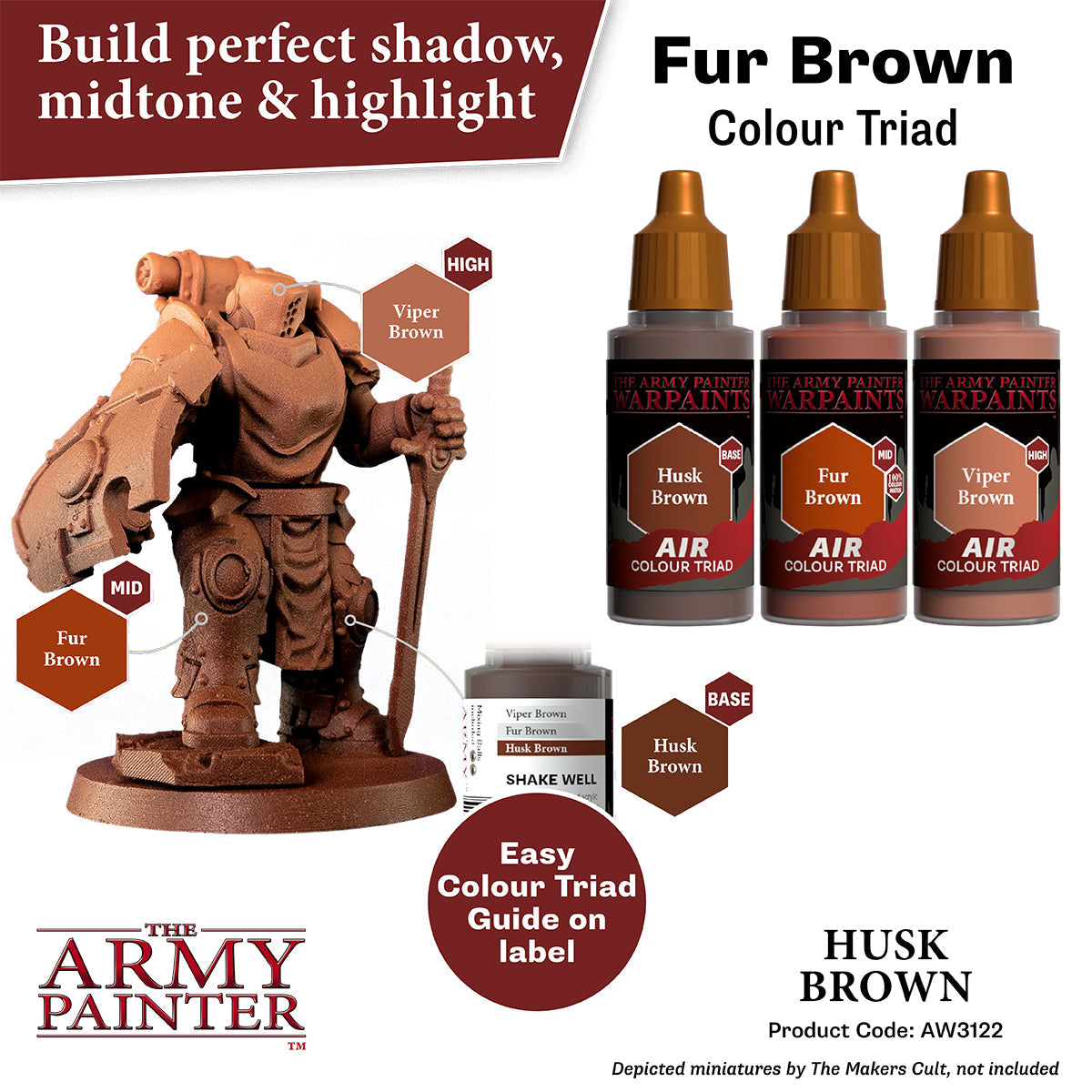 The Army Painter - Husk Brown - Warpaints Air