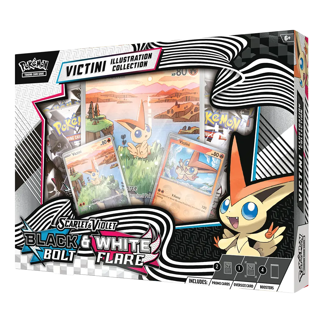 Pokémon TCG: Black Bolt & White Flare (SV10.5) - Unova Victini Illustration Collection (EN)