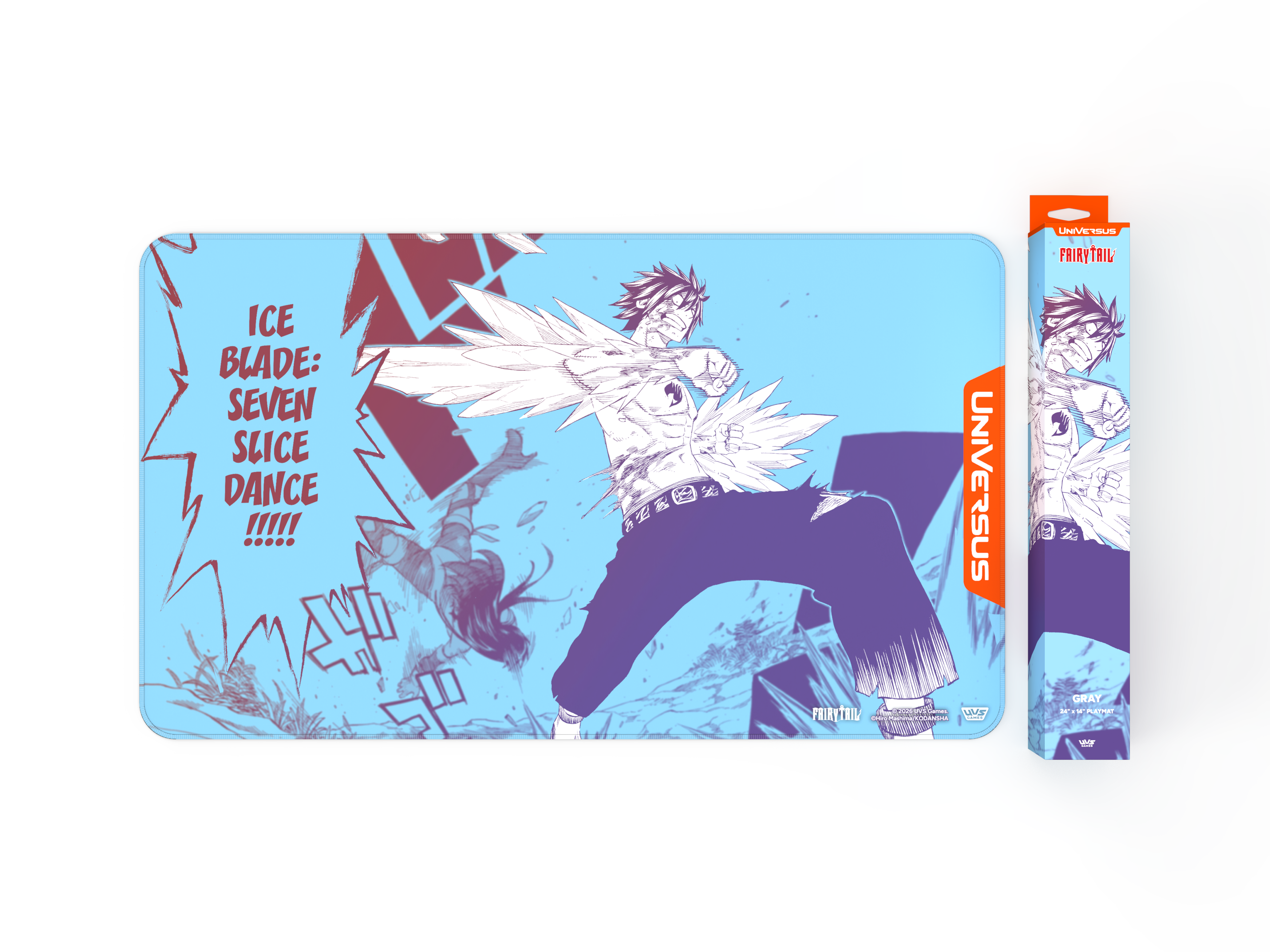 UniVersus CCG | Fairy Tail: All Fired Up! - Gray | Playmat