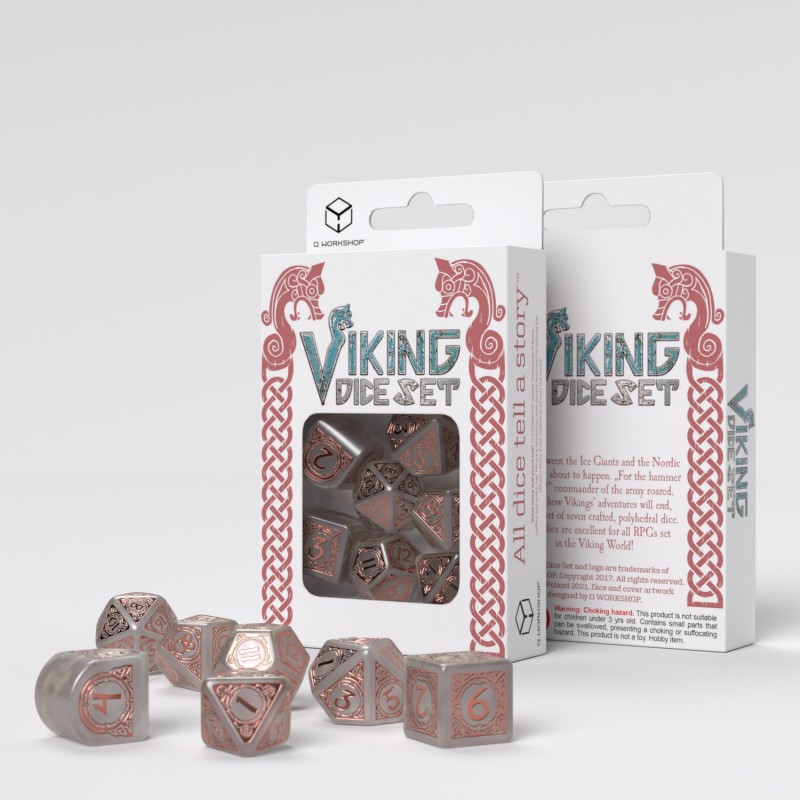 Q Workshop | Niflheim | Viking Modern Dice Set