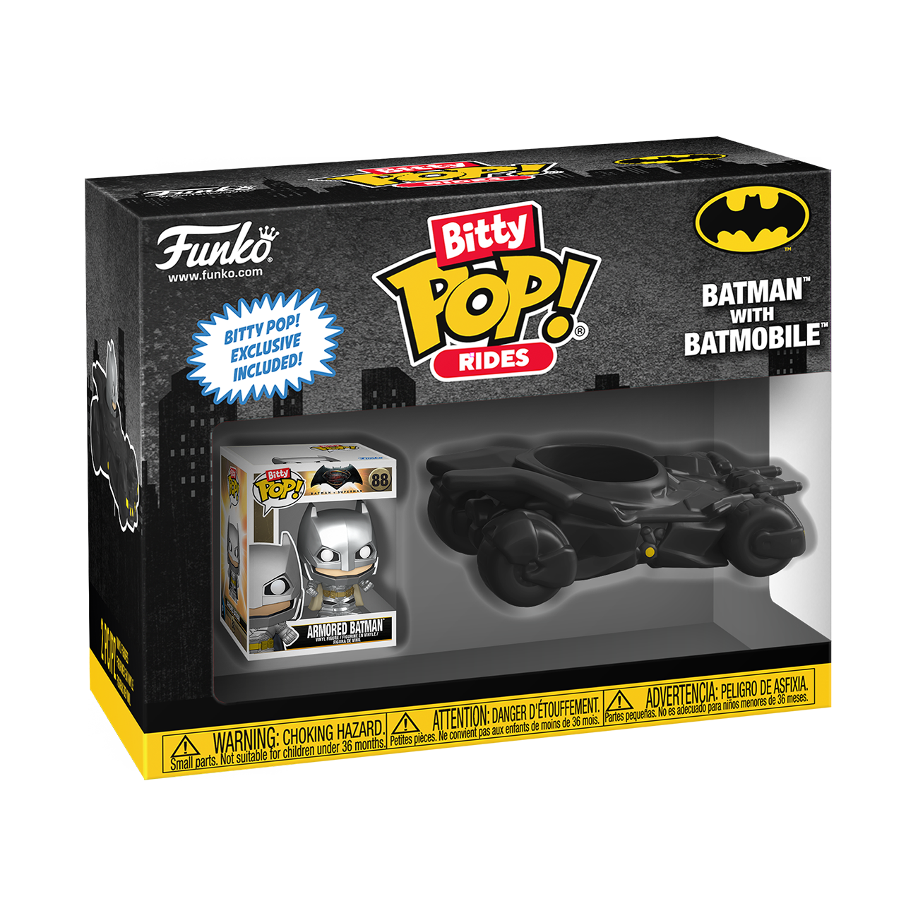 Bitty POP! Ride: Batman with Batmobile - DC Comics