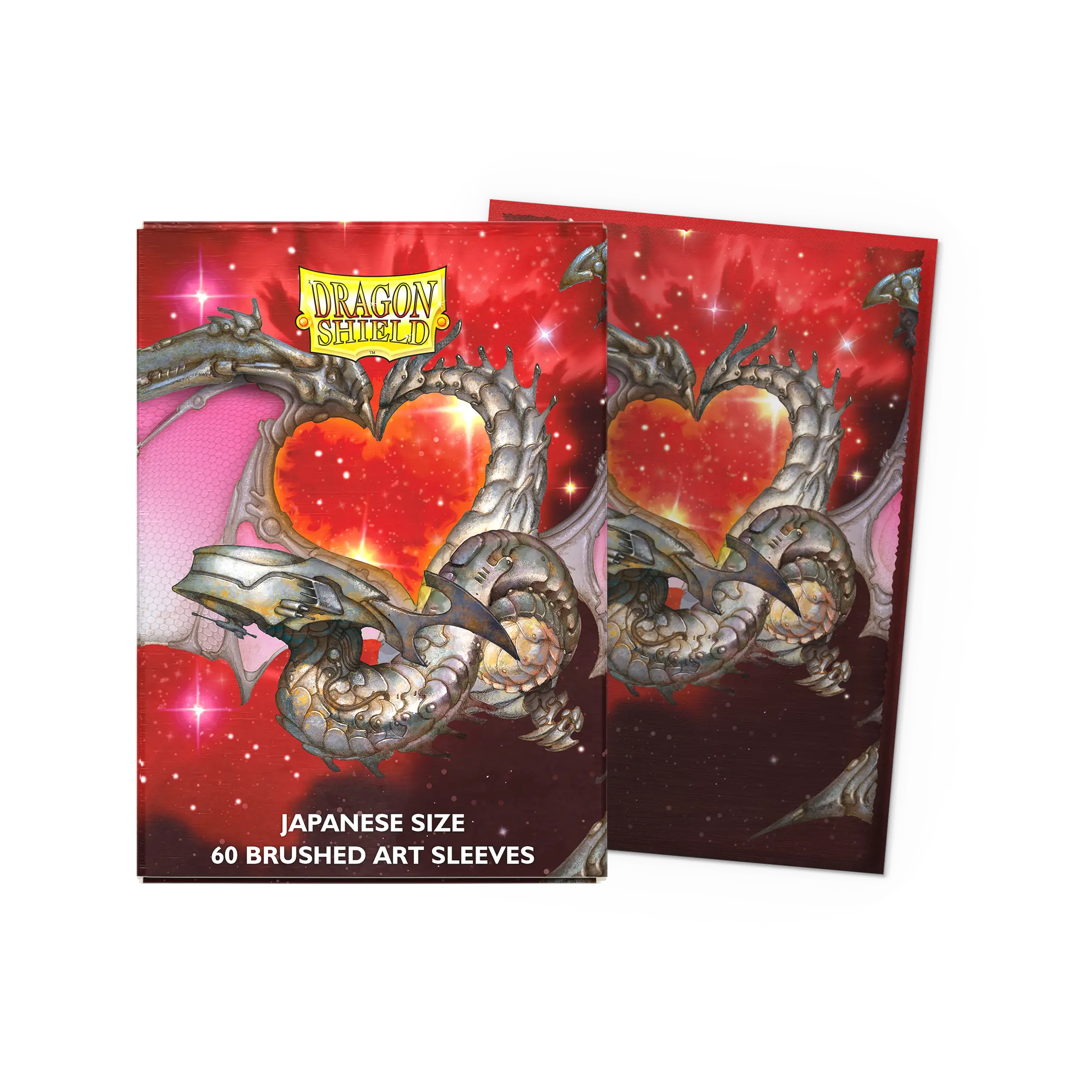Dragon Shield: Valentine Dragons 2022 - Brushed Art Sleeves - Japanese Size