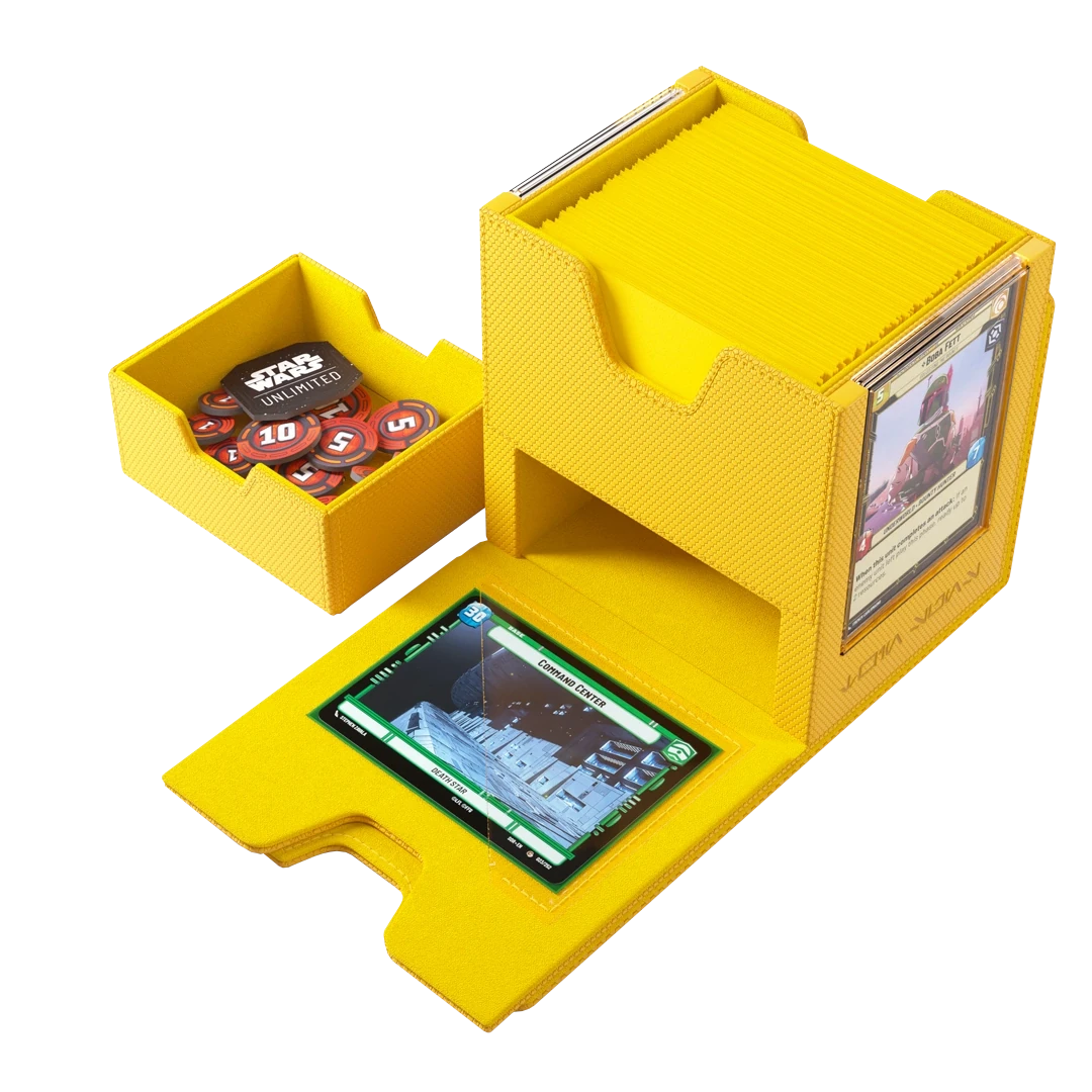 Gamegenic | Star Wars Unlimited Deck Pod | Twin Suns Yellow