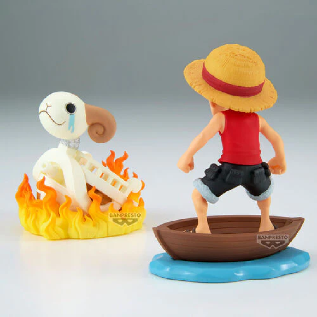 Banpresto | Monkey D. Luffy & Going Merry WCF Log Stories (8cm) | One Piece