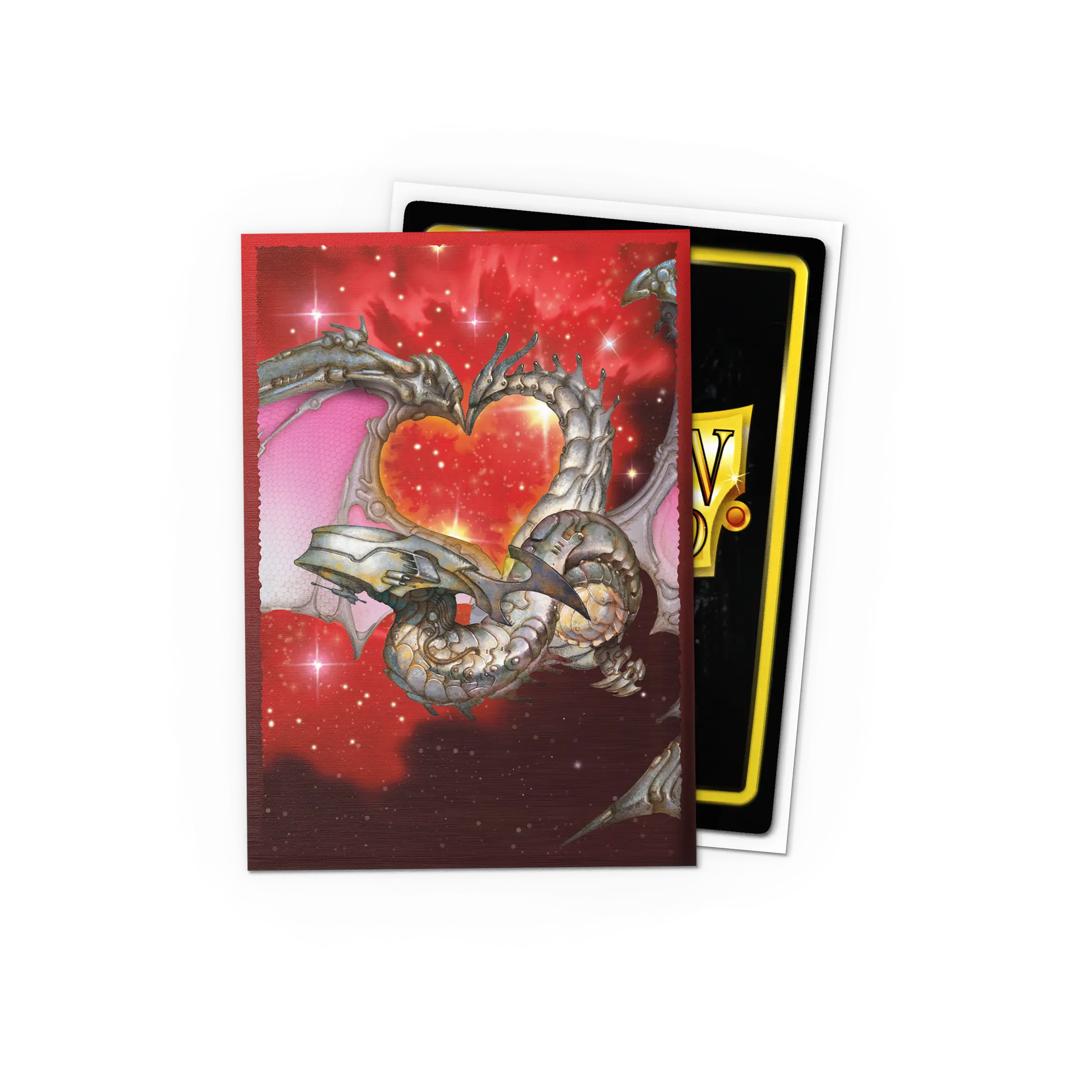 Dragon Shield: Valentine Dragons 2022 - Brushed Art Sleeves - Japanese Size