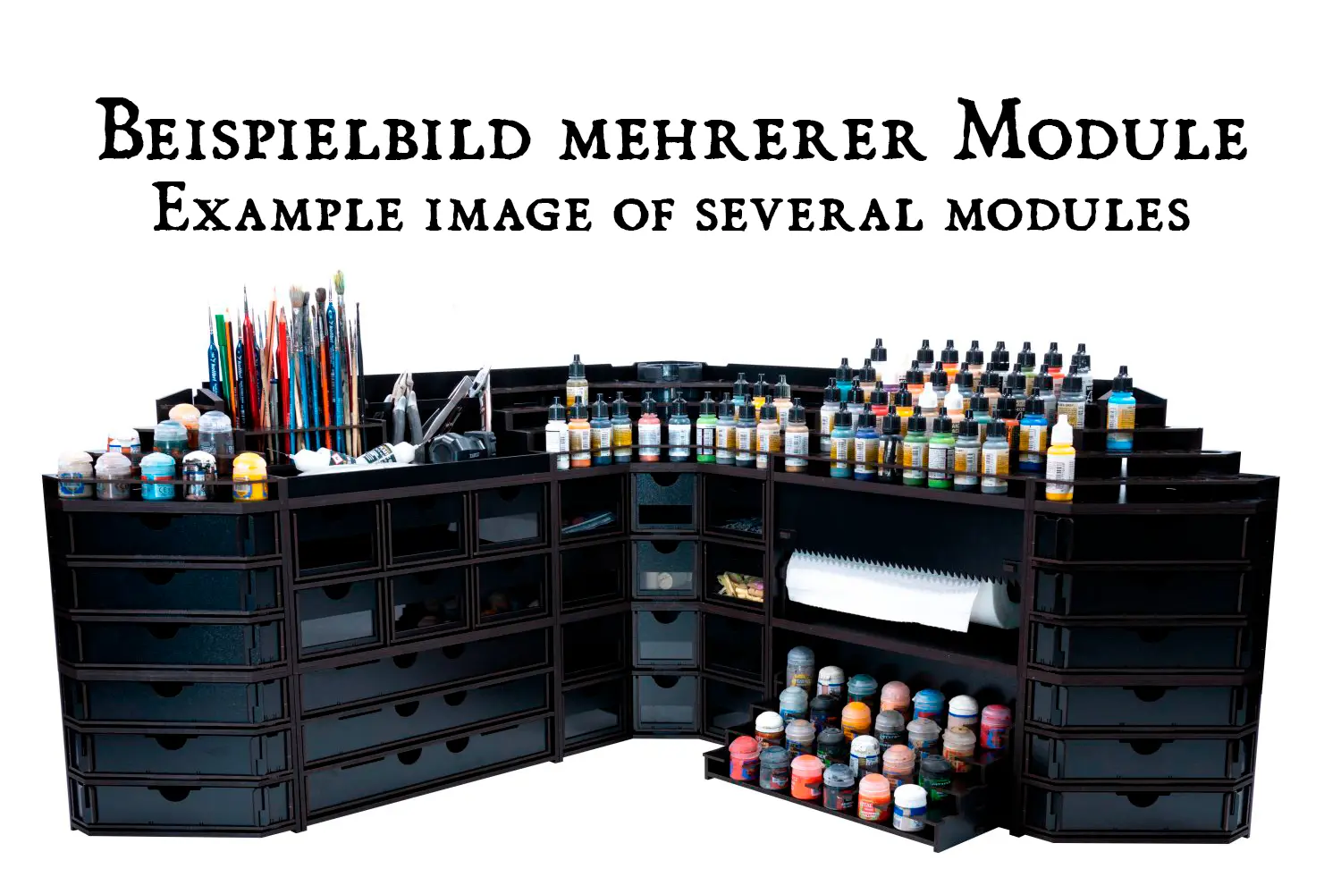 Kraken Wargames | Papier Modul | Black Rack