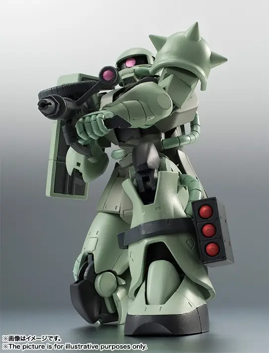 Tamashii Nations | MS-06 Zaku II Mass Production Model (Version A.N.I.M.E.) The Robot Spirits (13cm) | Gundam